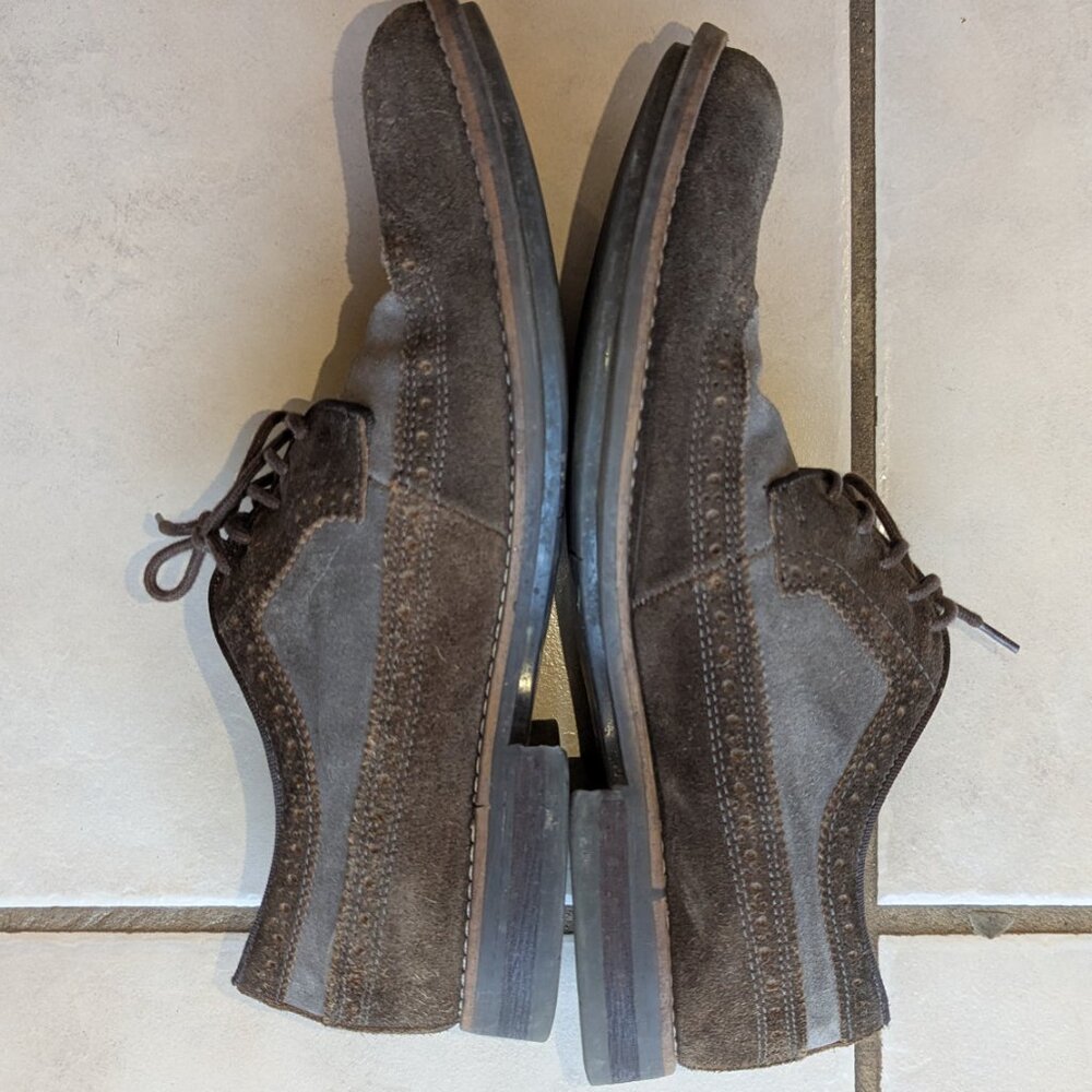Kenneth Cole Men’s Brown Oxford Lace-Up Dress Shoes – Size 10 Academia Capsule - Picture 2 of 5